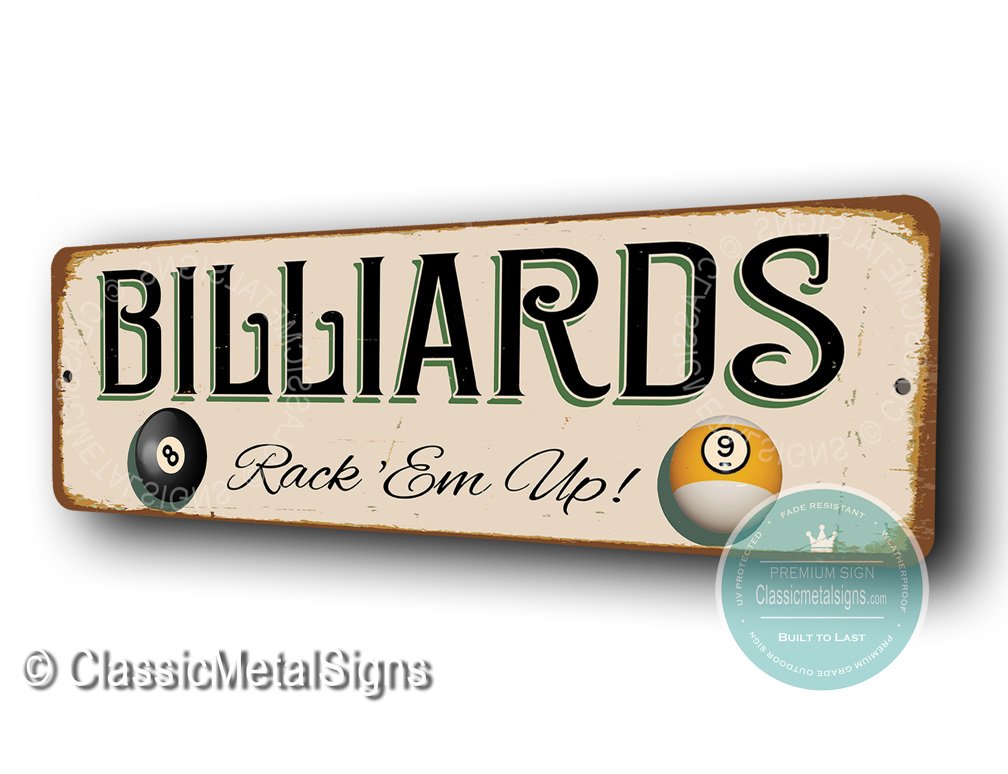 Billiards Signs