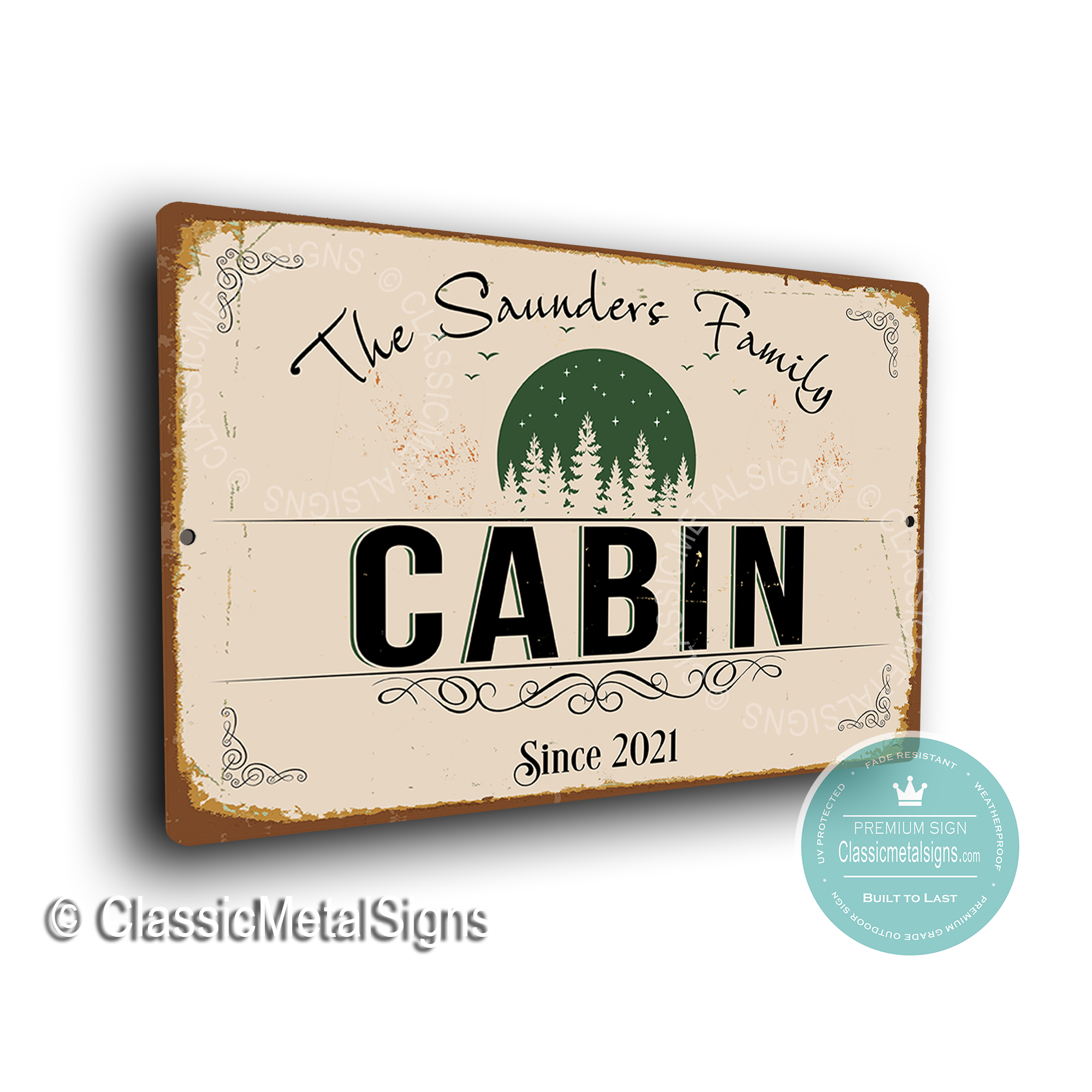 Custom Cabin Sign