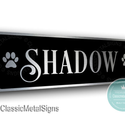 Custom Dog Name Signs