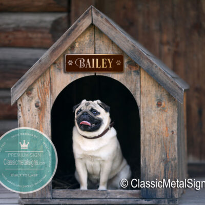 Custom Dog Name Signs