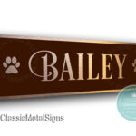 Custom Dog Name Signs