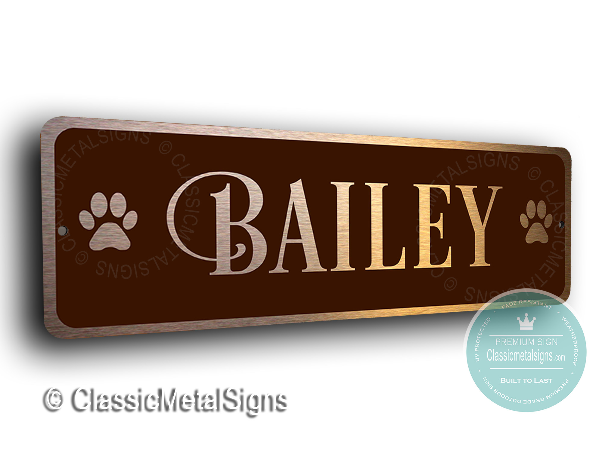 Custom Dog Name Sign