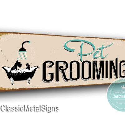 Pet Grooming Sign