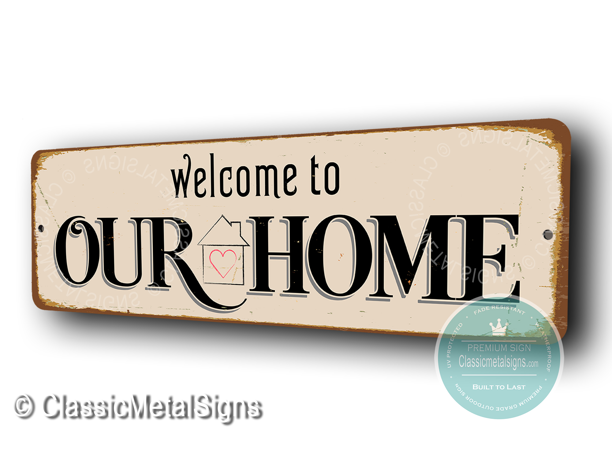 Welcome to our home signs