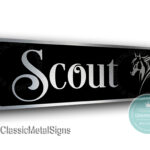 Custom Horse Name Sign