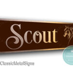 Custom Horse Name Signs