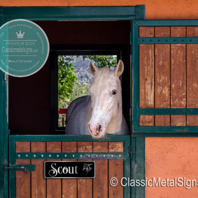 Personalized Horse Sign
