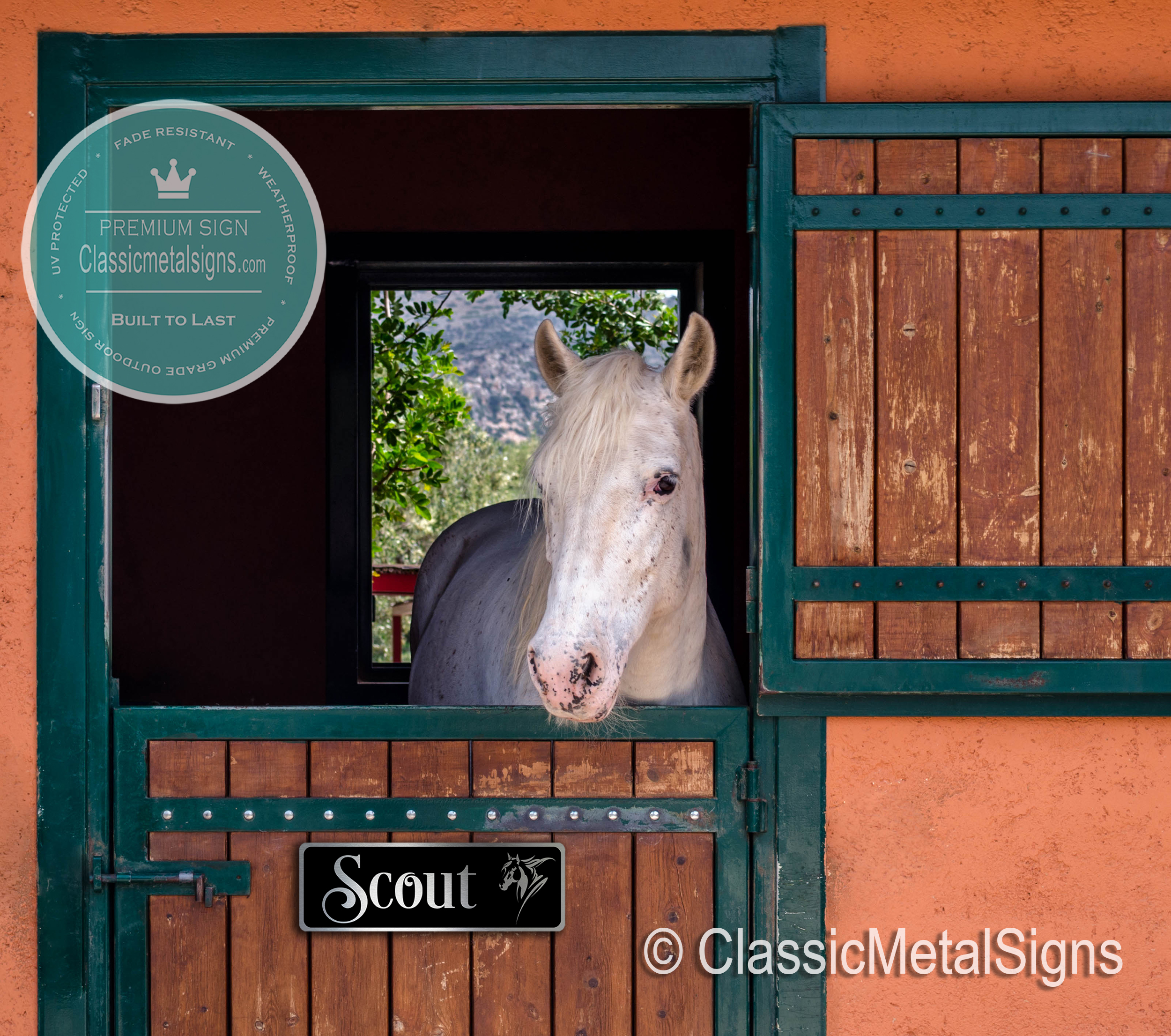 Personalized Horse Sign