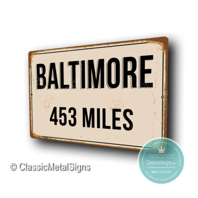 Baltimore Street Signs