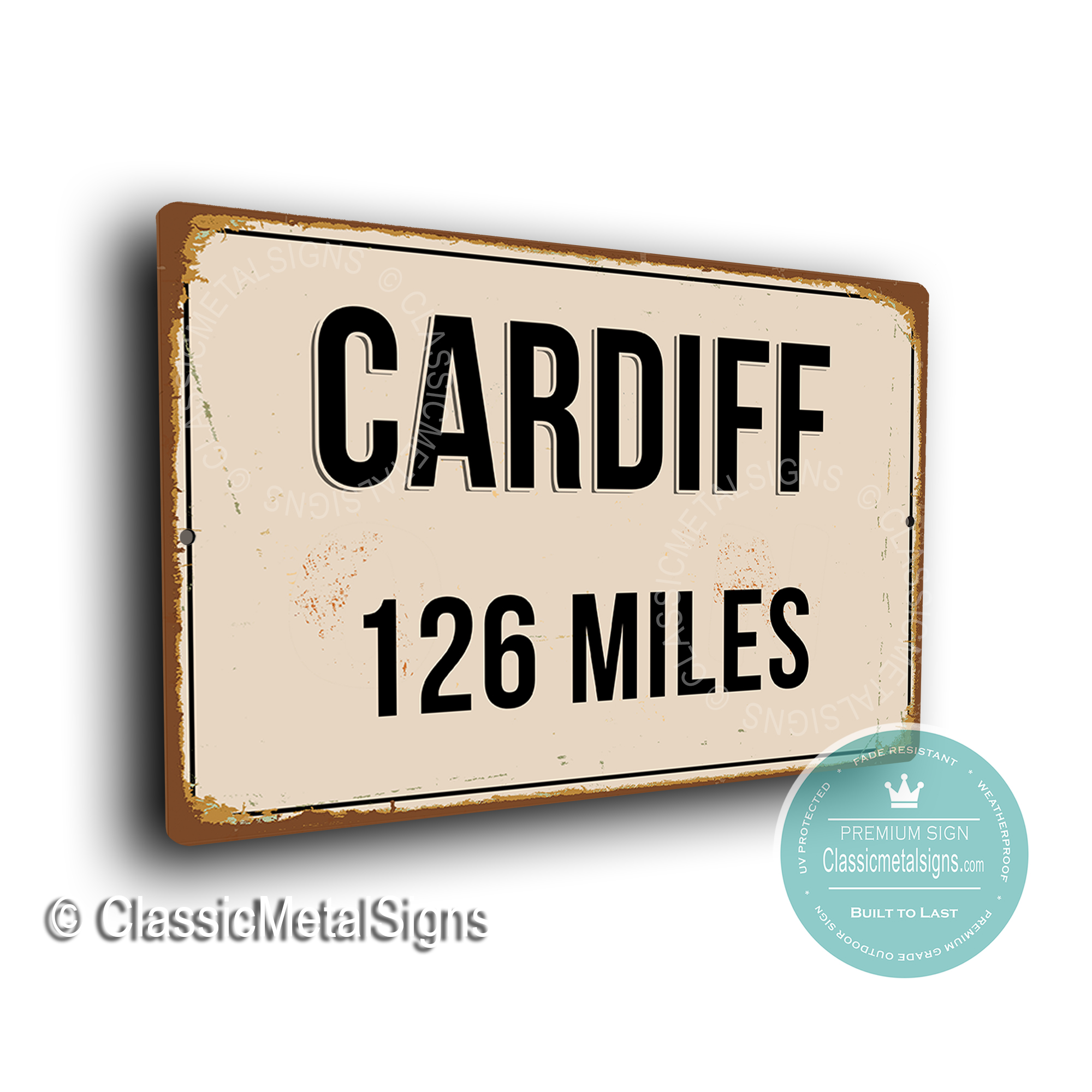 Cardiff Street Sign