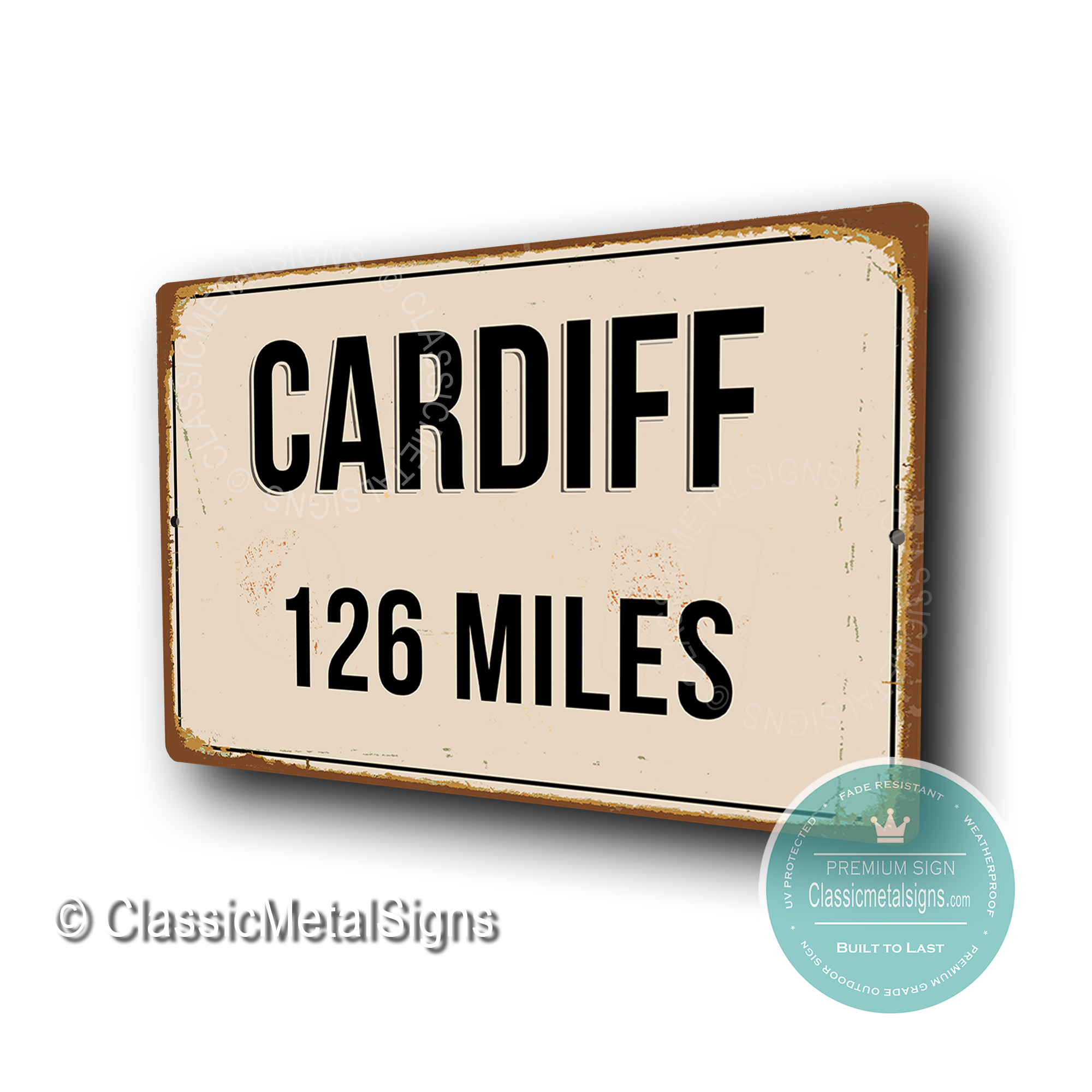 Cardiff Street Sign