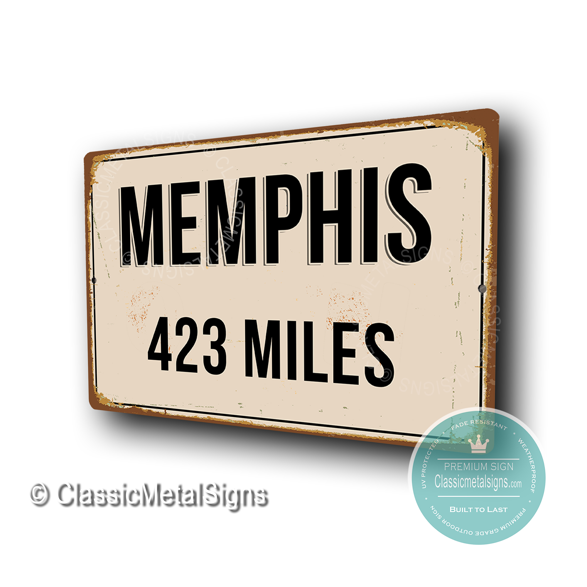 Memphis Street Sign