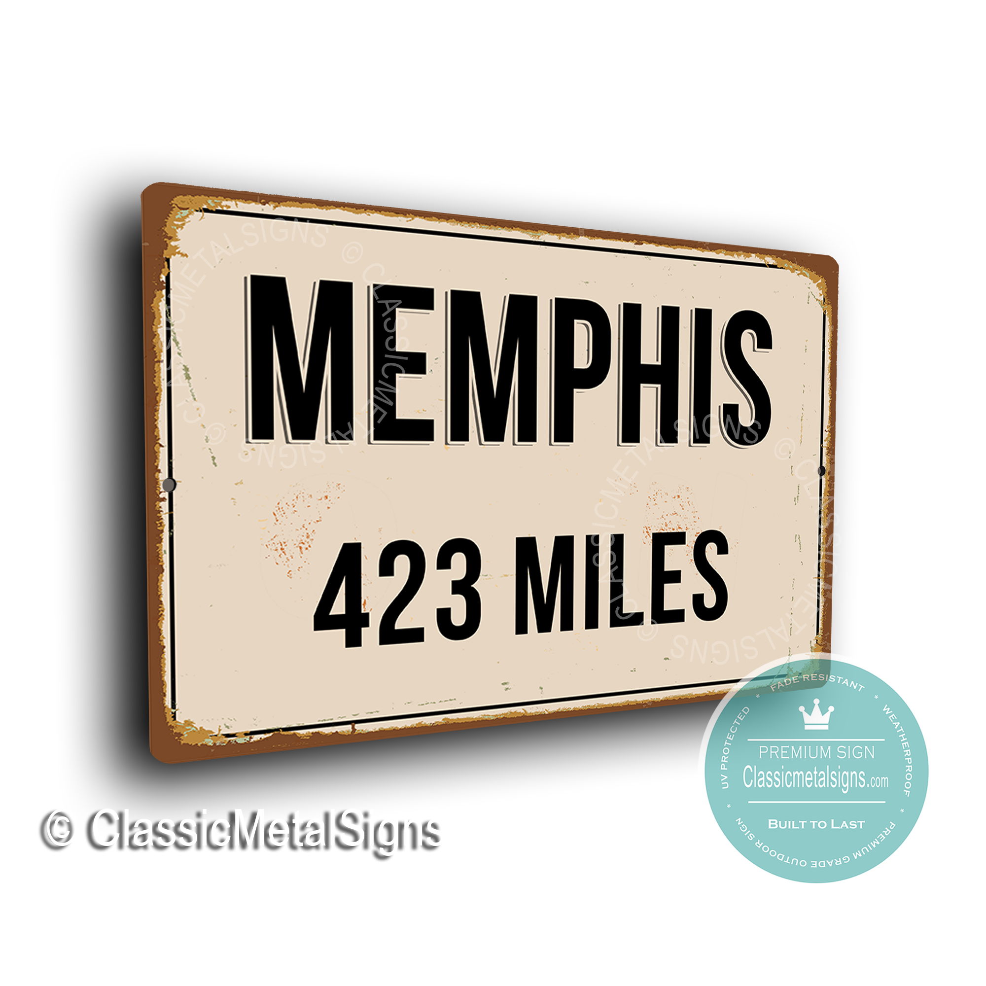 Memphis Street Sign