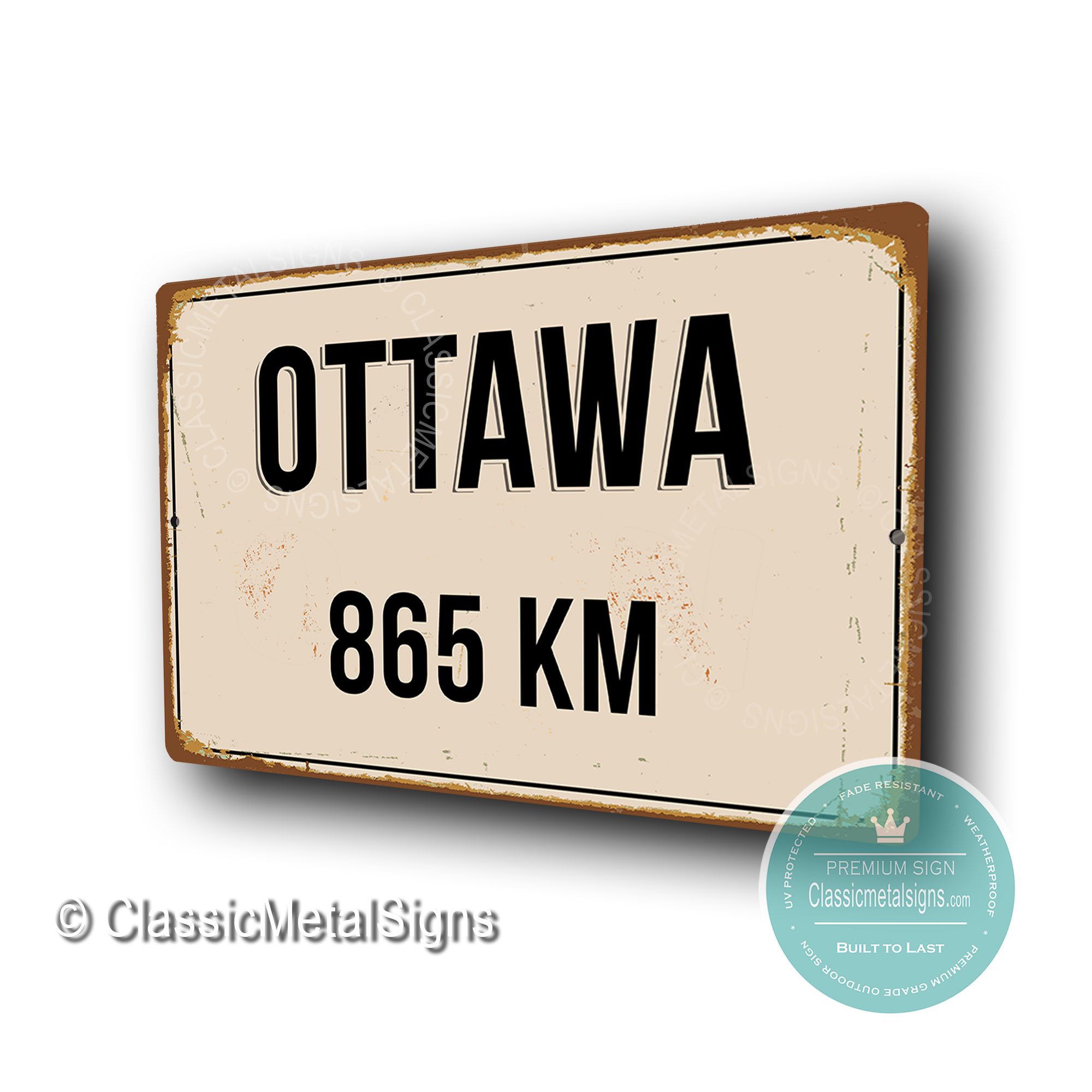 Ottawa Distance Sign