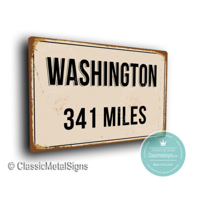 Washington Street Sign