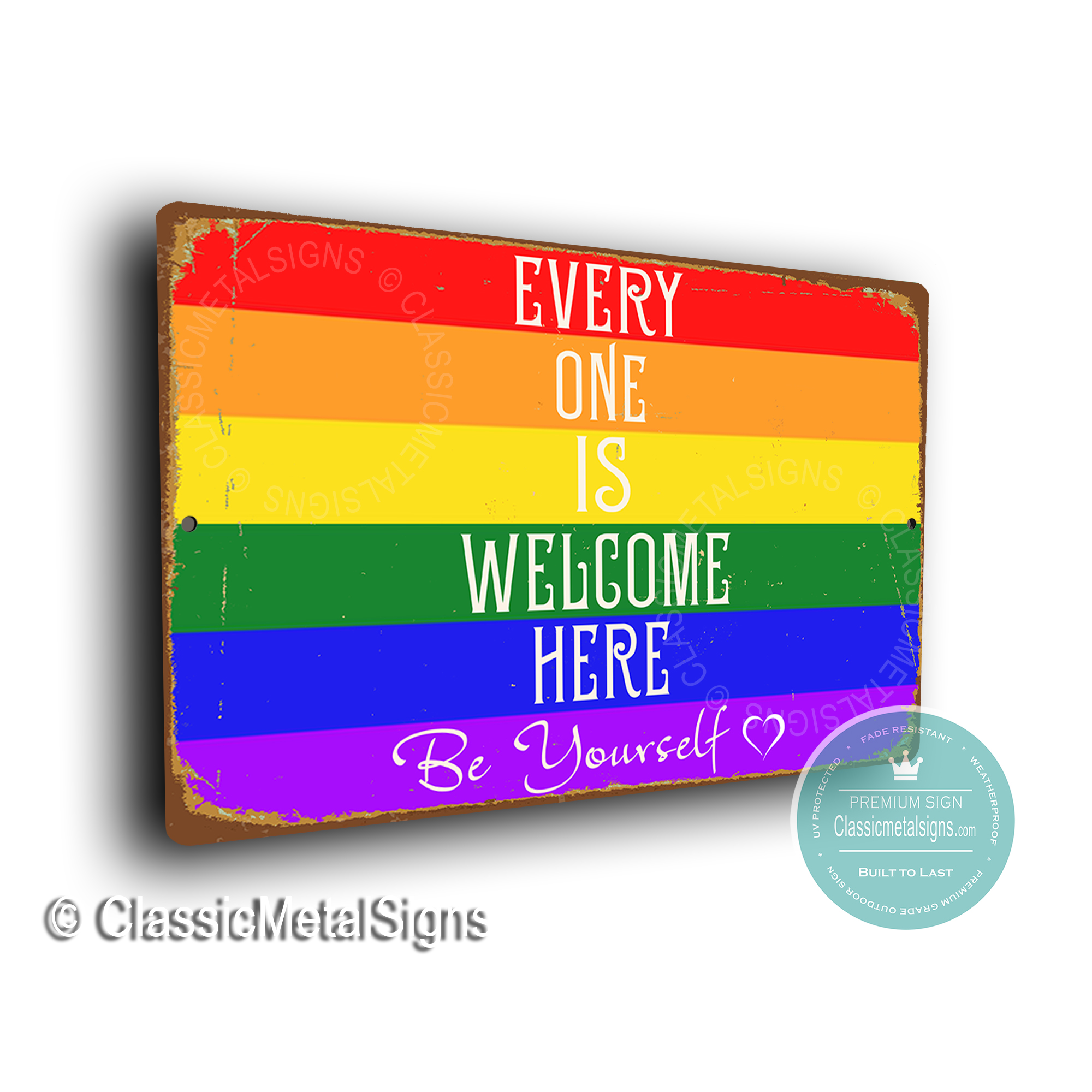 LGBT Welcome Sign