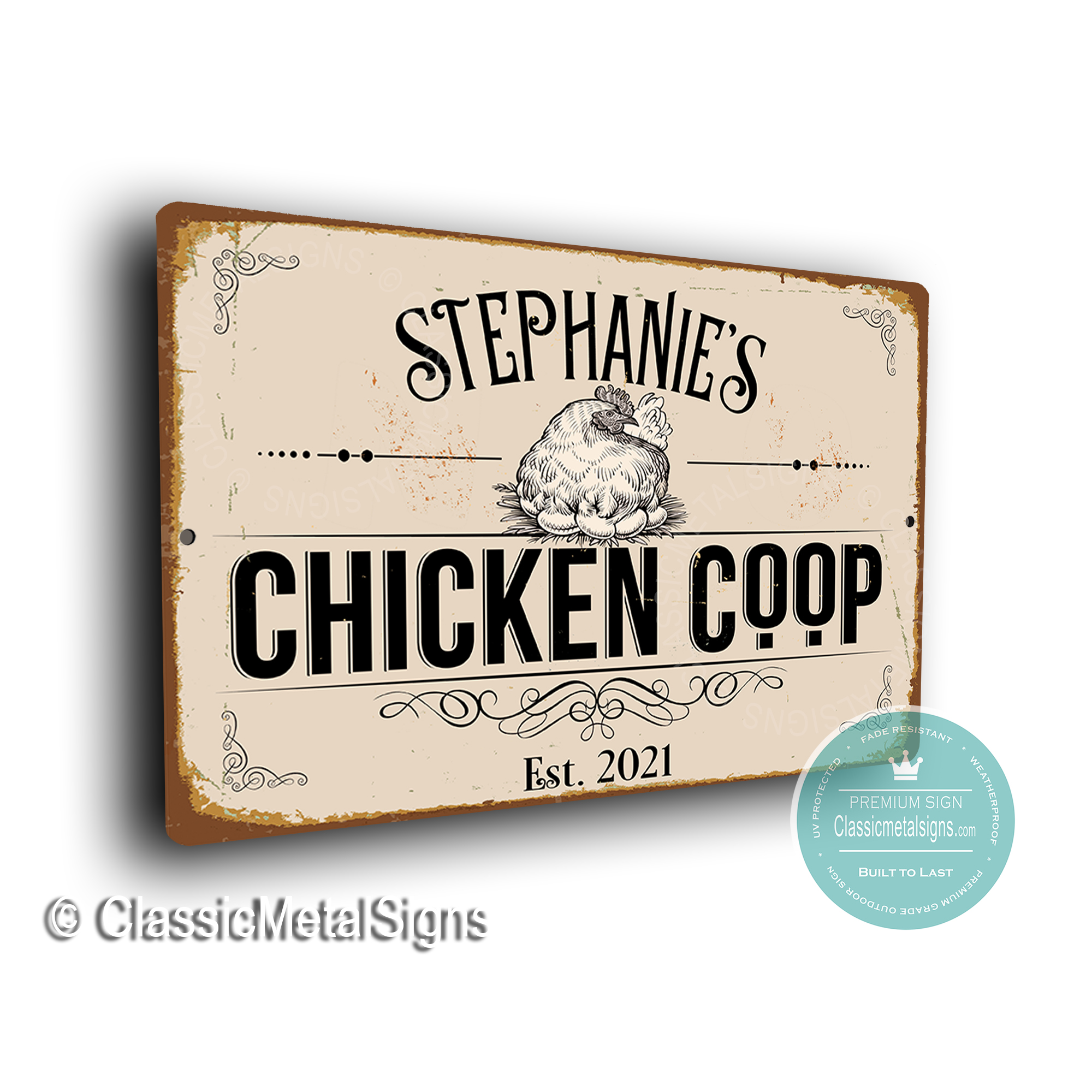 Custom Chicken Coop Signs