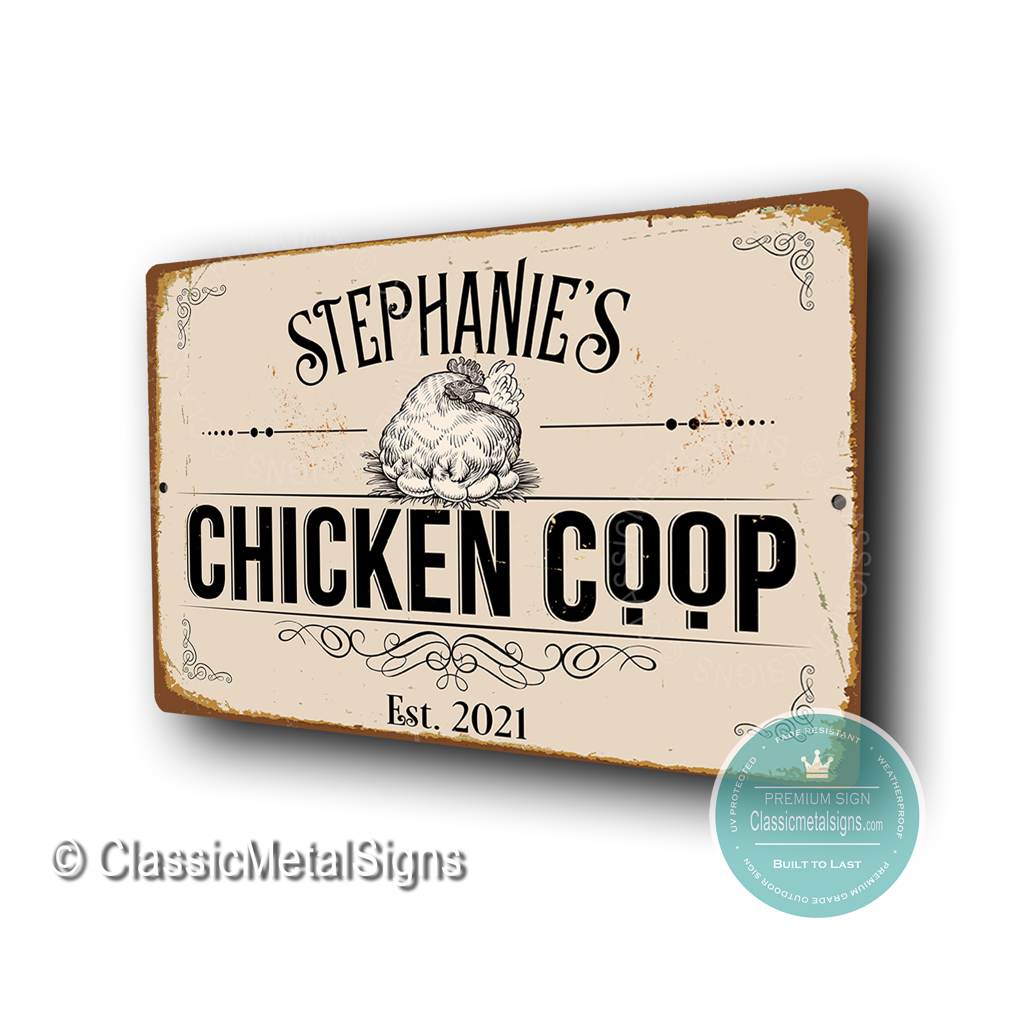 Custom Chicken Coop Sign