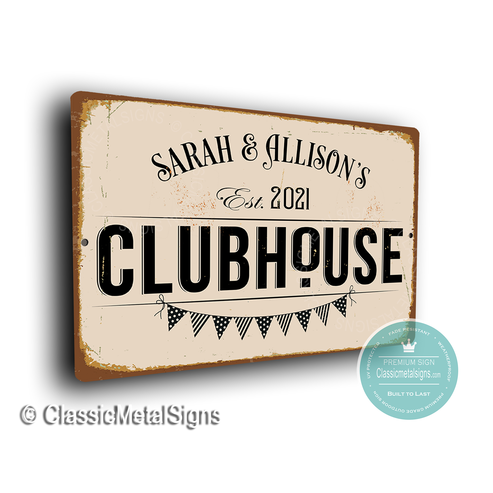 Custom Clubhouse Signs