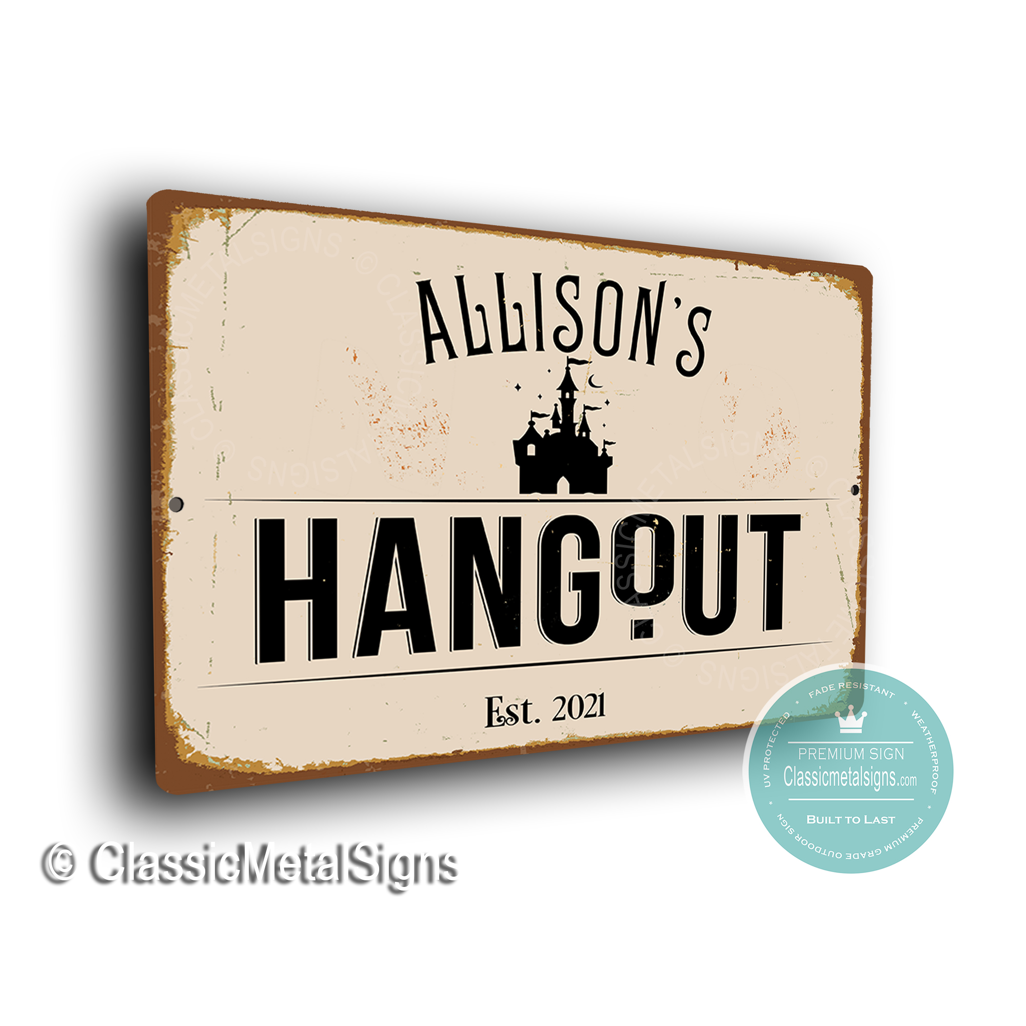 Custom Hangout Signs