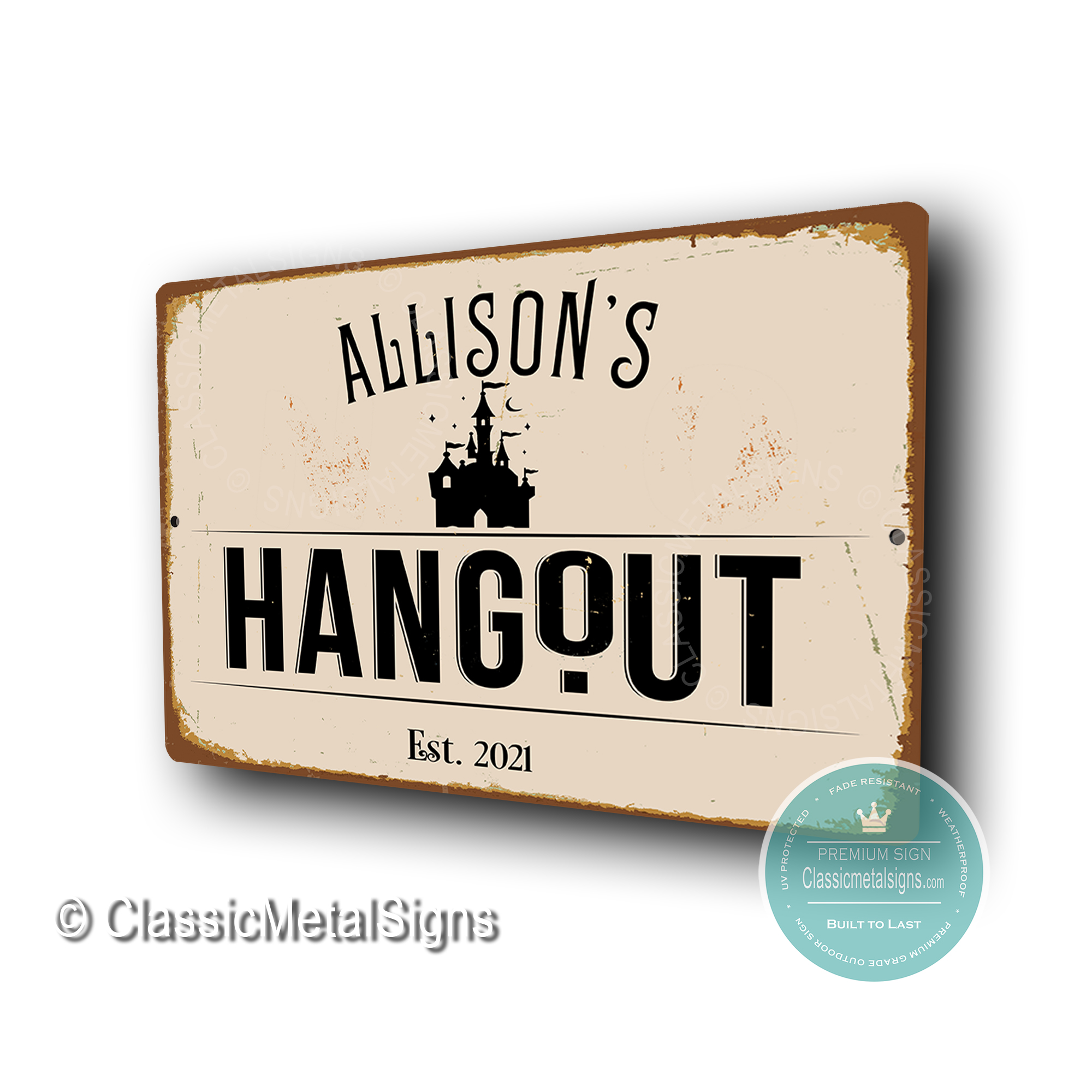Custom Hangout Sign