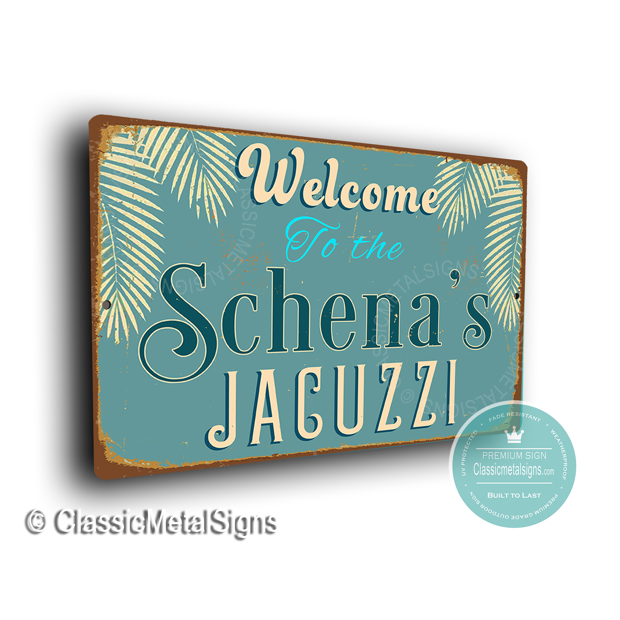 Custom Jacuzzi Sign