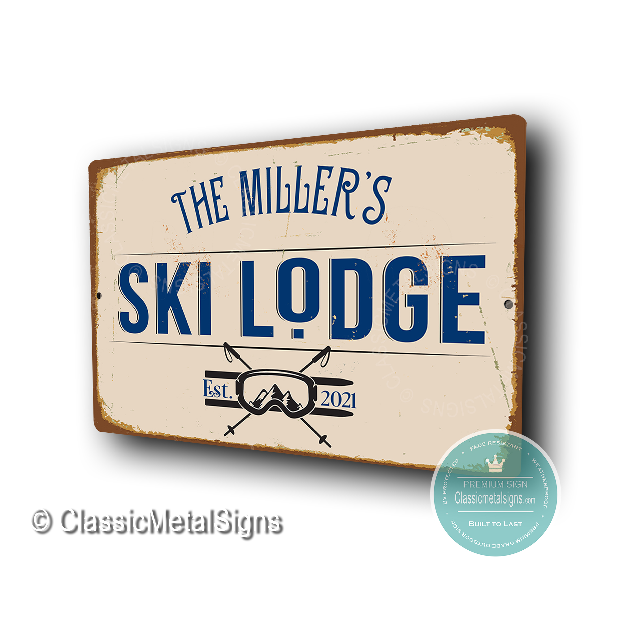 Custom Ski Lodge sign