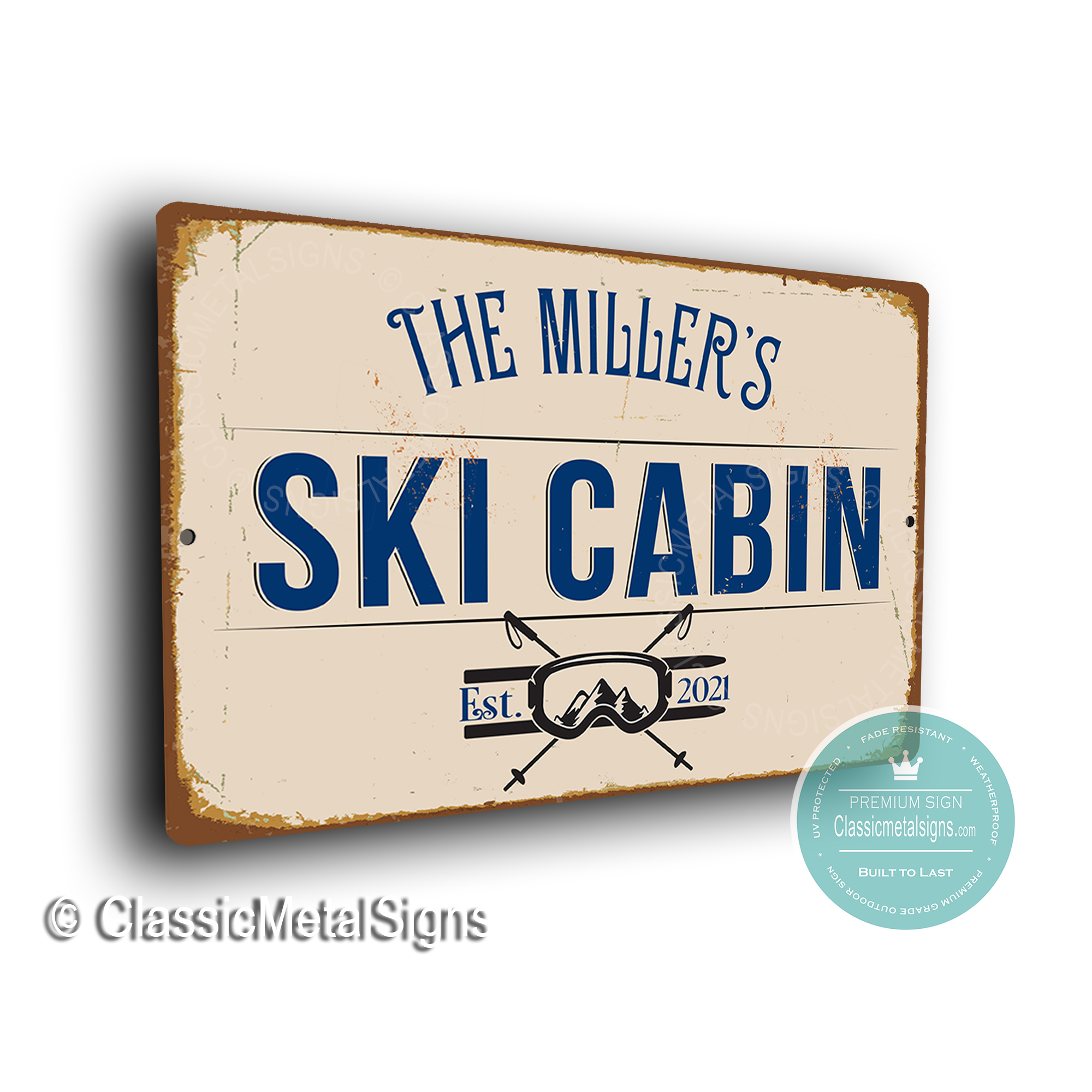 Ski Cabin signs
