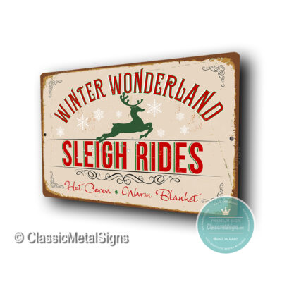 Sleigh Rides Signs