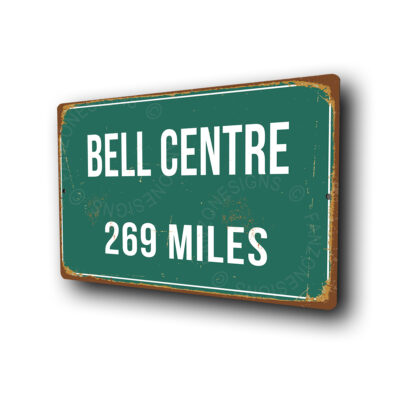 Bell Centre Miles Sign