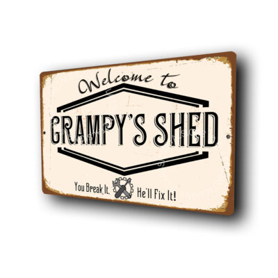 Grampy's Shed Sign