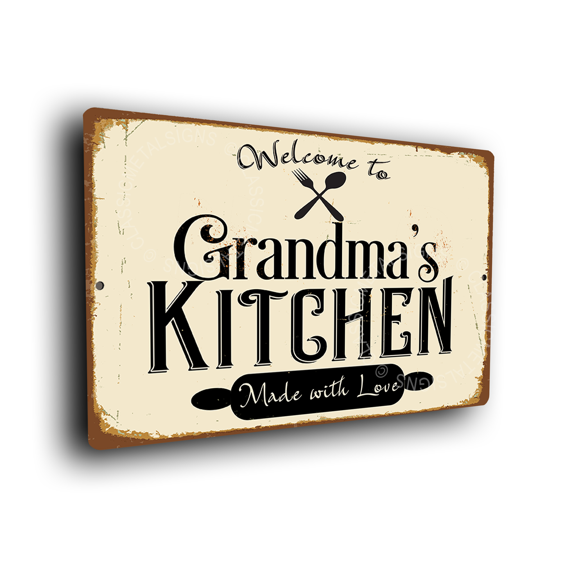 Grandma's Kitchen Sign, Gift for Grandma, Kitchen Signs