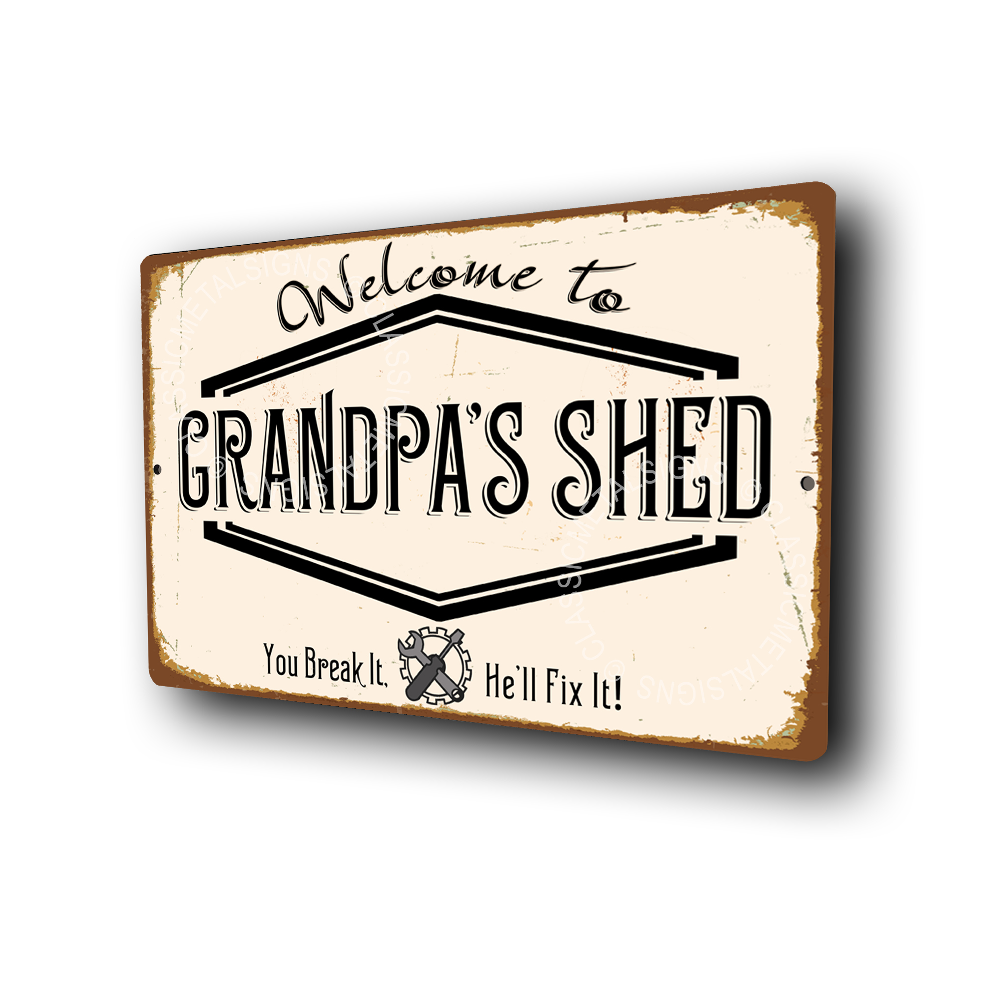 Grandpa's Shed Sign