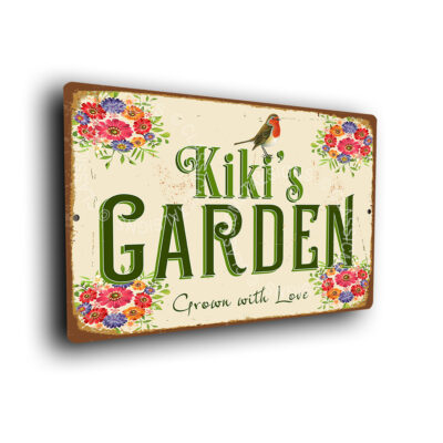 Kiki's Garden Sign