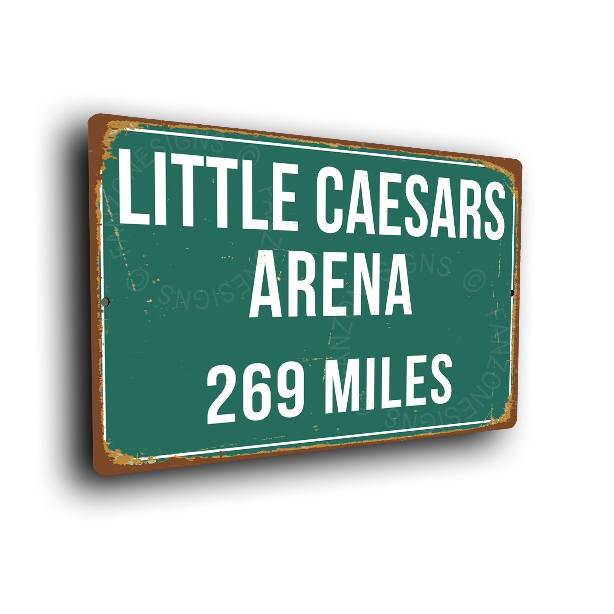 Little Caesars Arena Sign