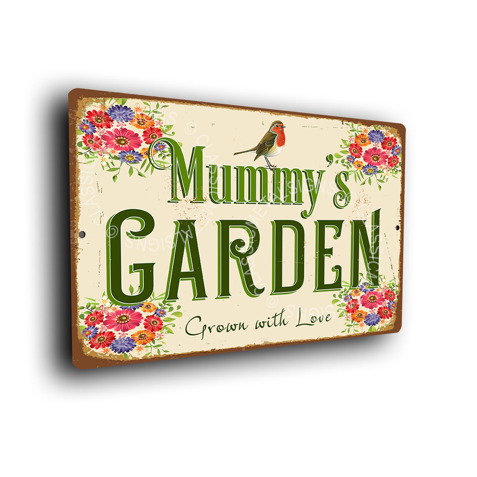 Mummy's Garden Sign