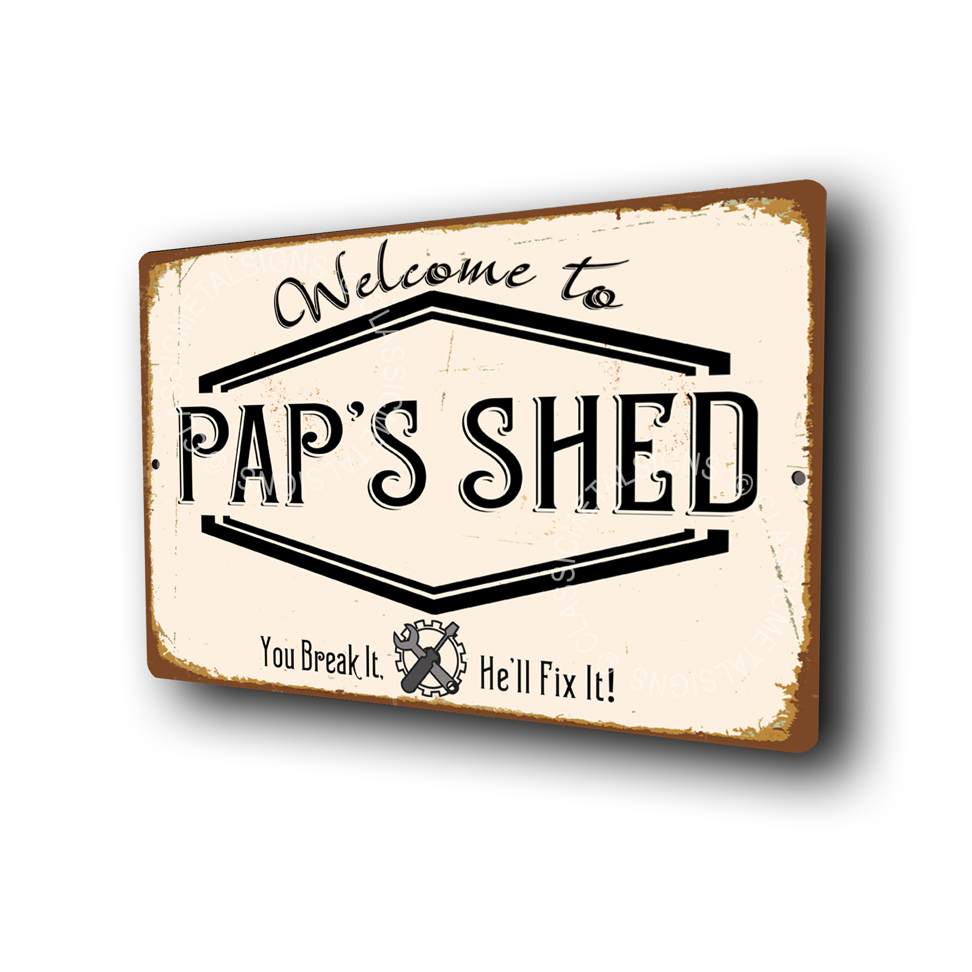 Pap's Shed Sign