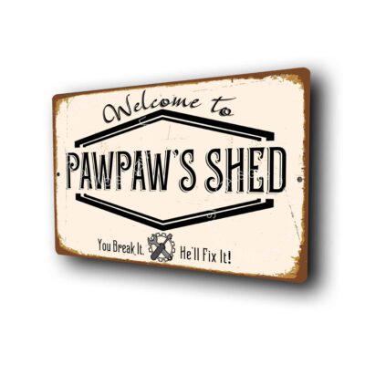 Pap's Shed Sign