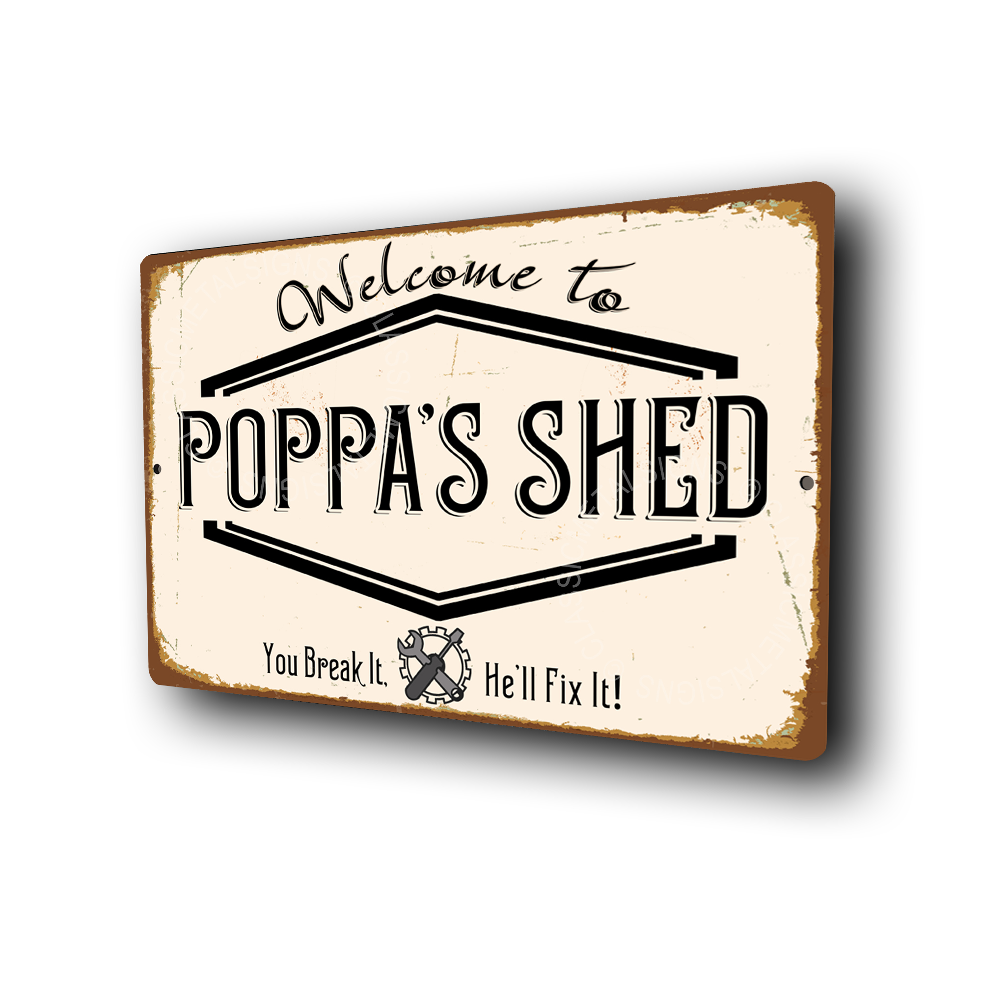 Poppa's Shed Sign