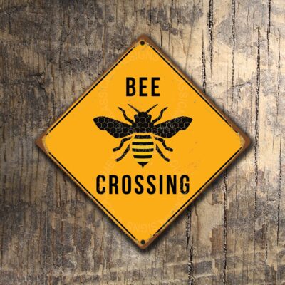 Bee Crossing Sign