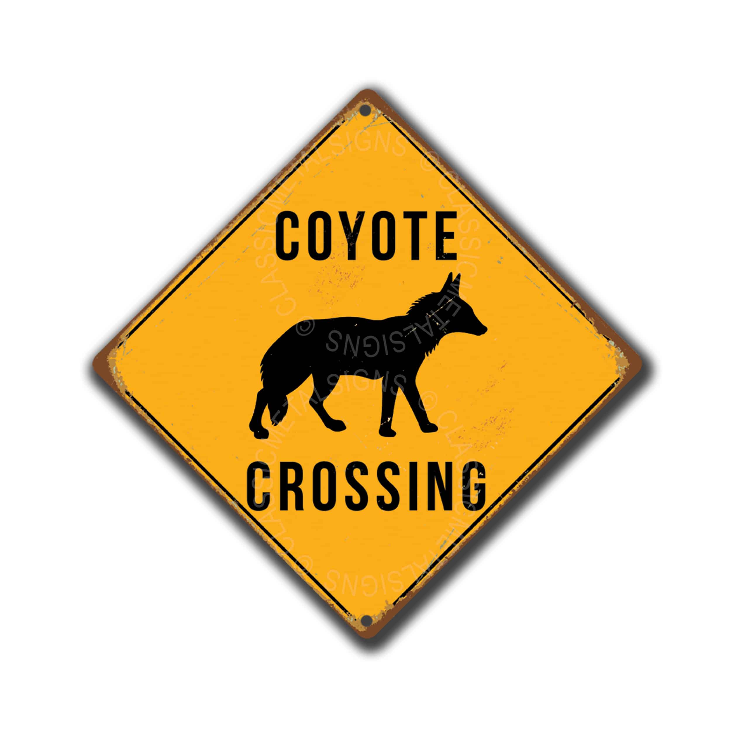 Coyote Crossing Sign
