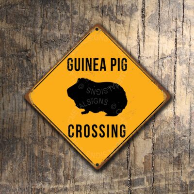 Guinea Pig Crossing Signs
