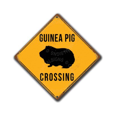 Guinea Pig Crossing Sign