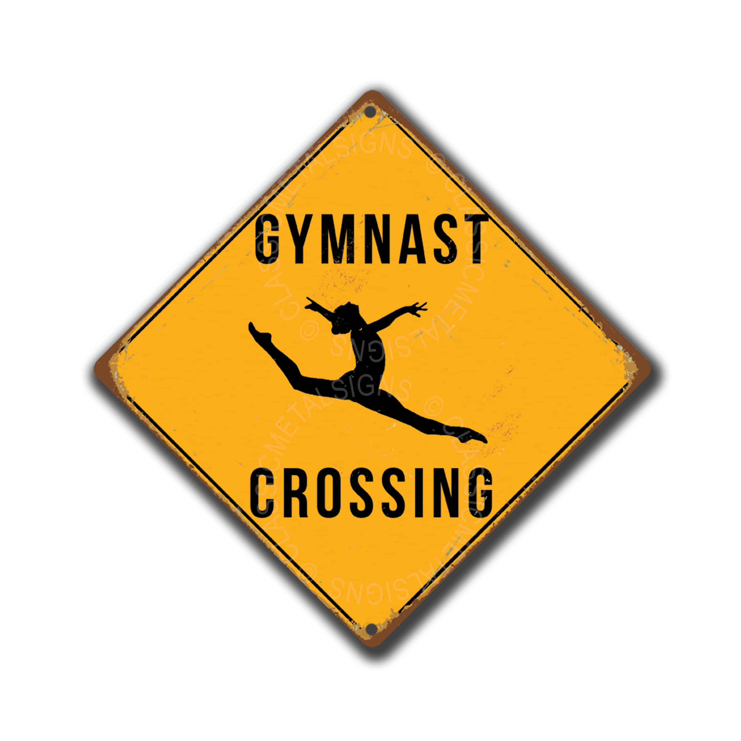 Gymnast Crossing Signs