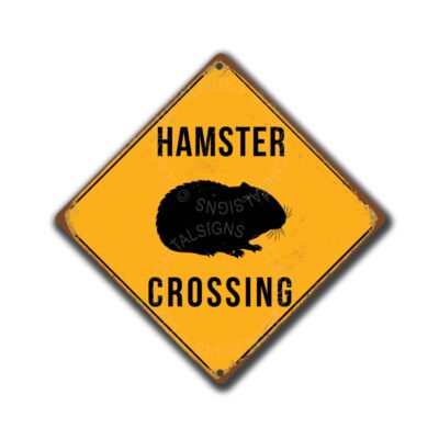 Hamster Crossing Sign