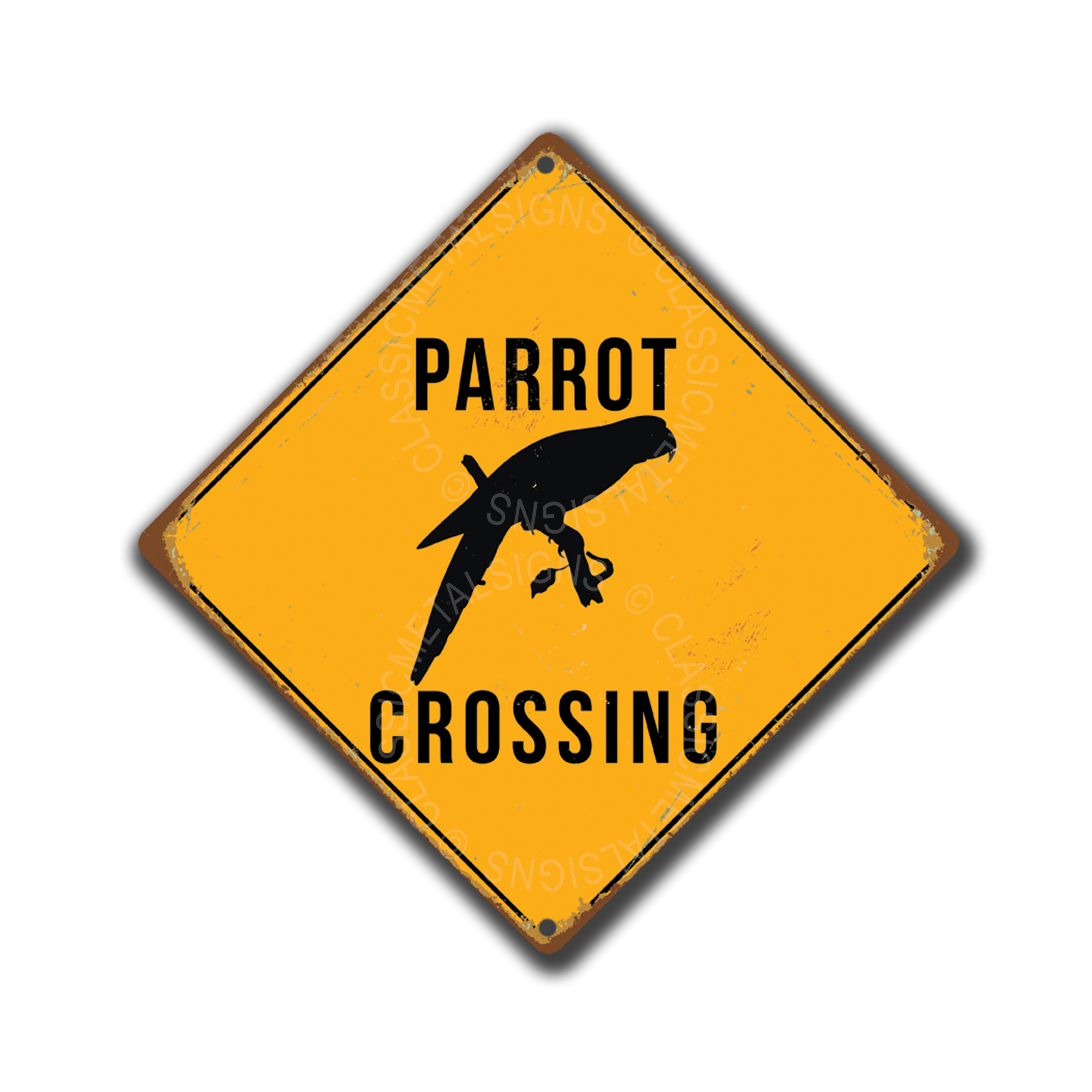 Parrot Crossing Signs