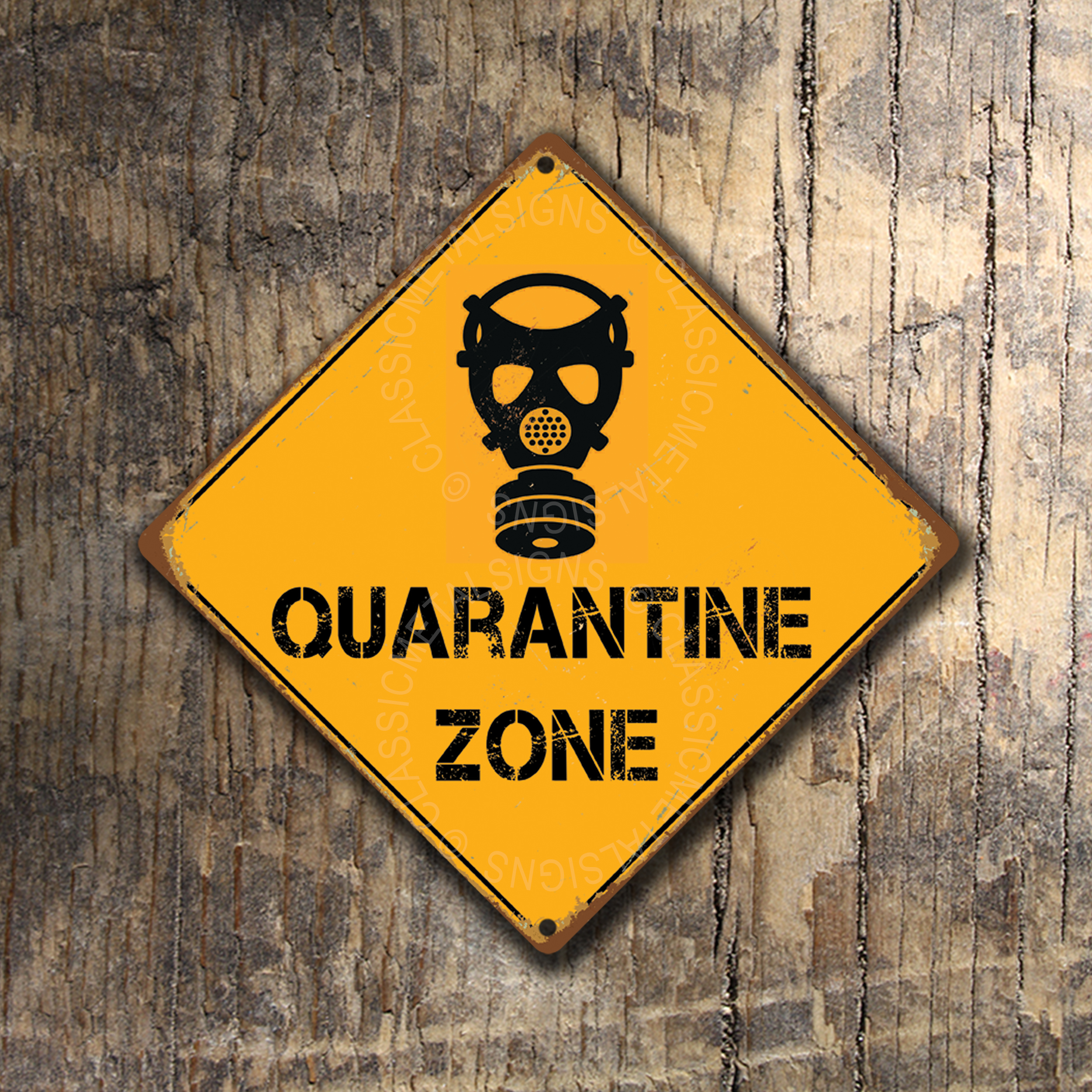 Quarantine Zone Signs