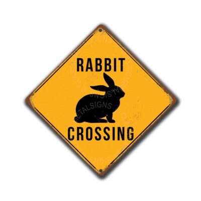 Rabbit Crossing Signs