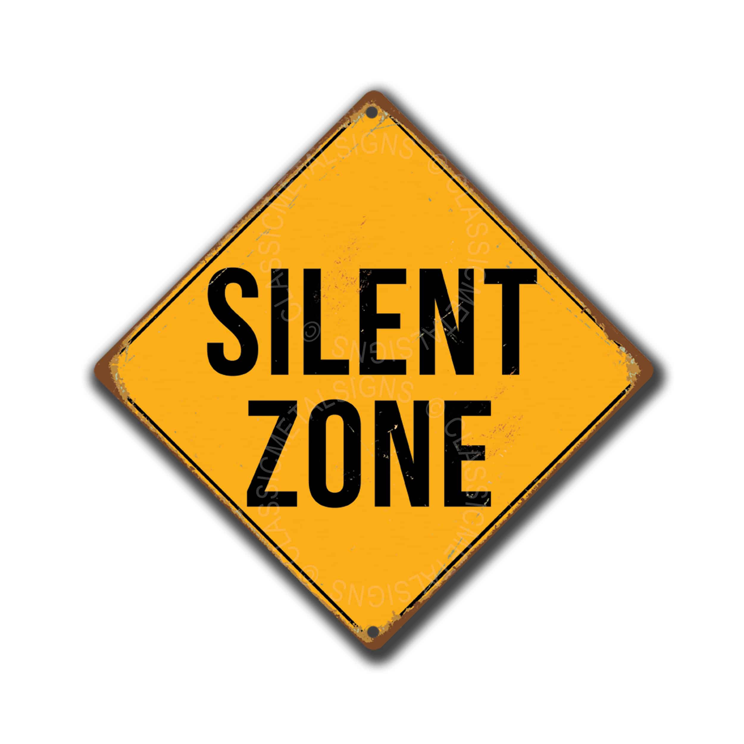 Silent Zone Signs