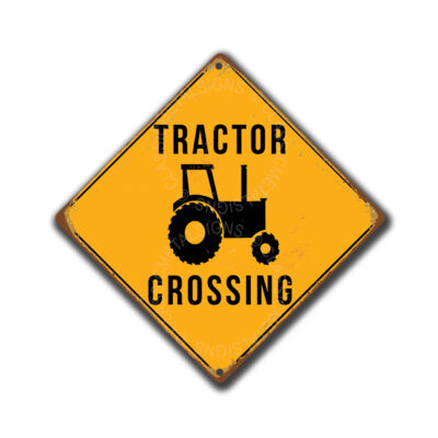 Tractor Crossing Signs